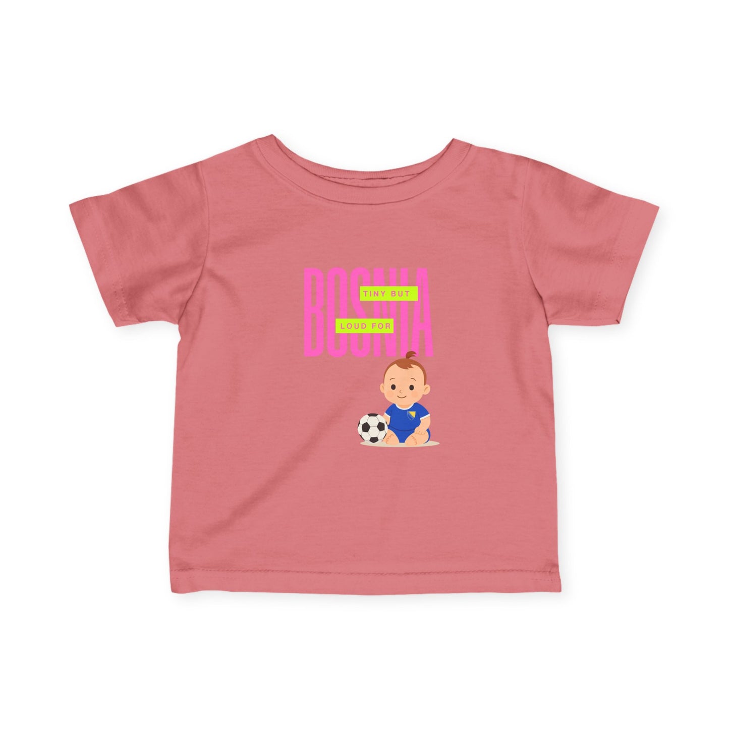 Lil Bosanka Infant Tee — Cute Baby with Soccer Ball Toddler Shirt