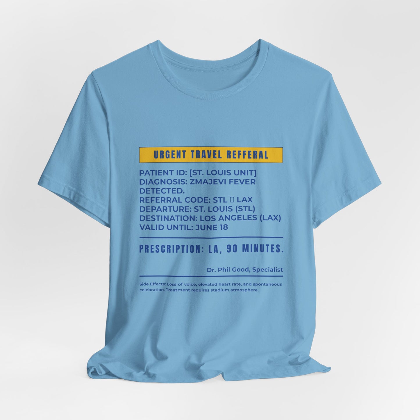 St. Louis to LA Unisex  Tee World Cup Edition