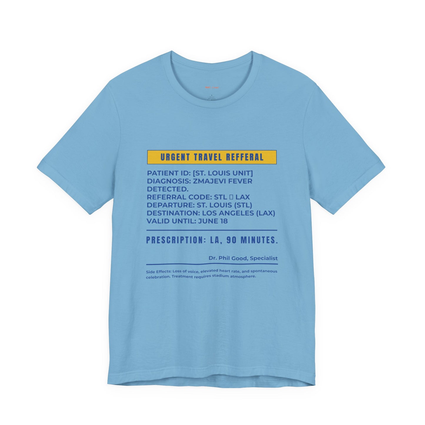 St. Louis to LA Unisex  Tee World Cup Edition
