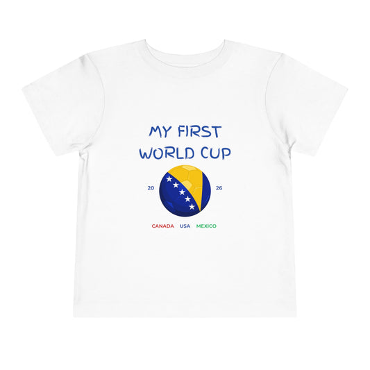 My First World Cup Toddler Tee — 2026 Canada USA Mexico Soccer Baby Shirt