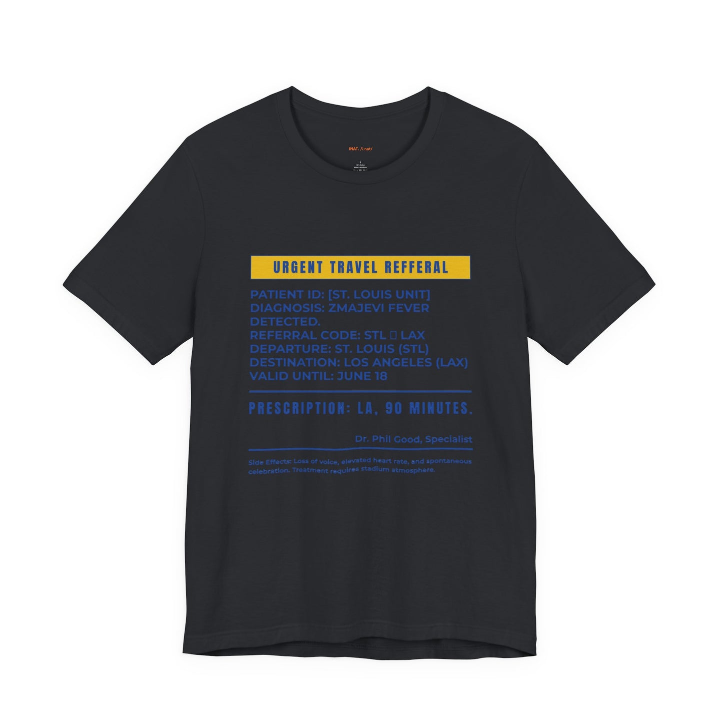 St. Louis to LA Unisex  Tee World Cup Edition