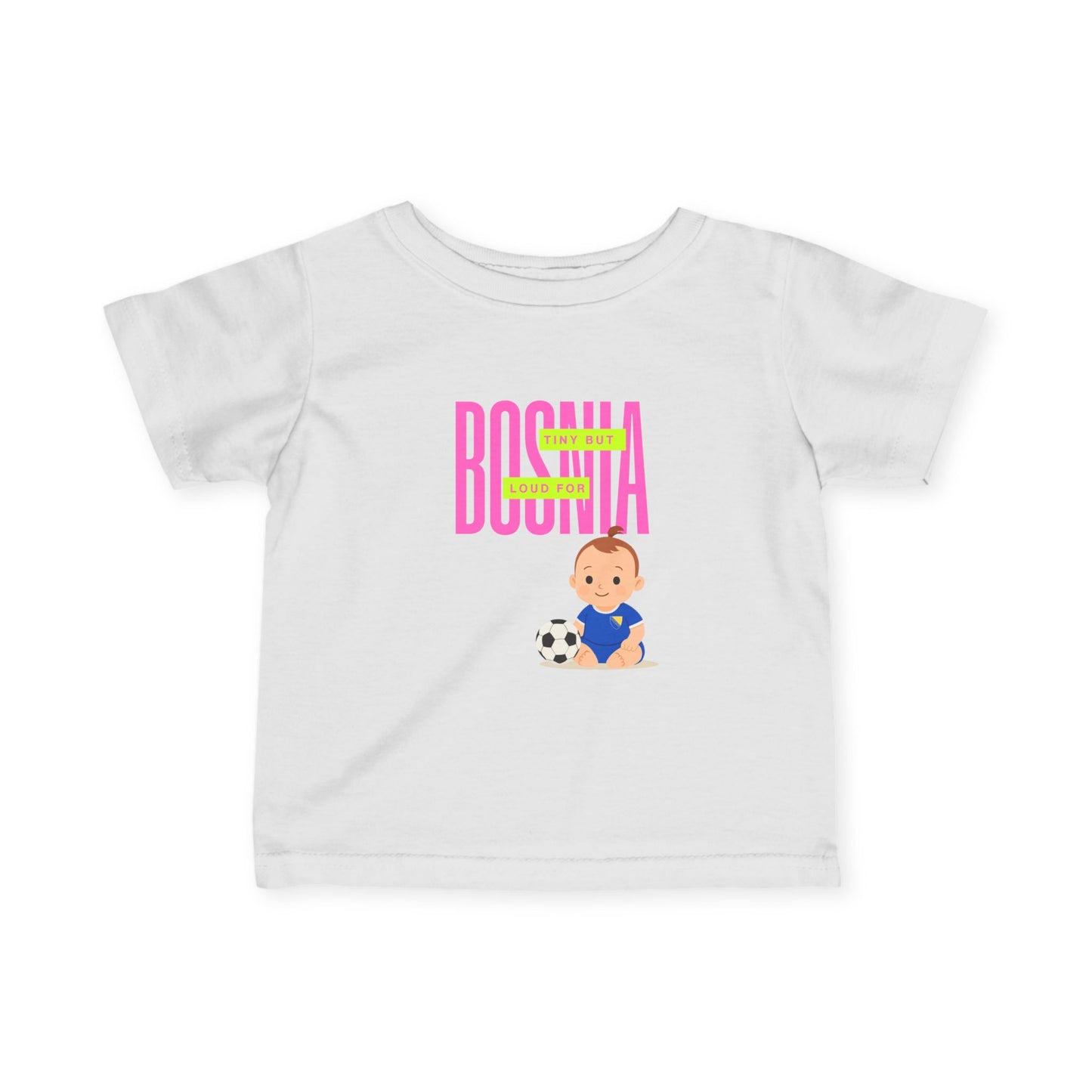Lil Bosanka Infant Tee — Cute Baby with Soccer Ball Toddler Shirt