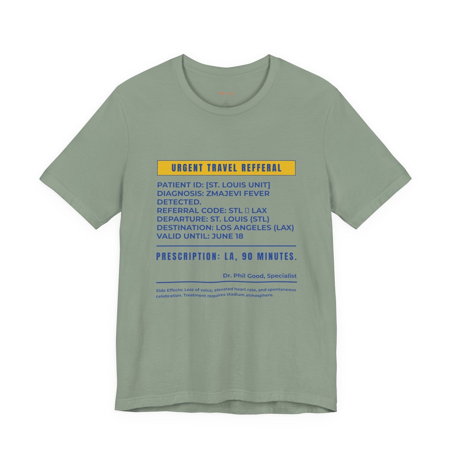 St. Louis to LA Unisex  Tee World Cup Edition
