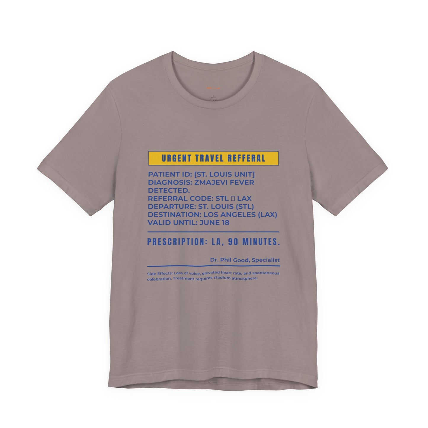 St. Louis to LA Unisex  Tee World Cup Edition