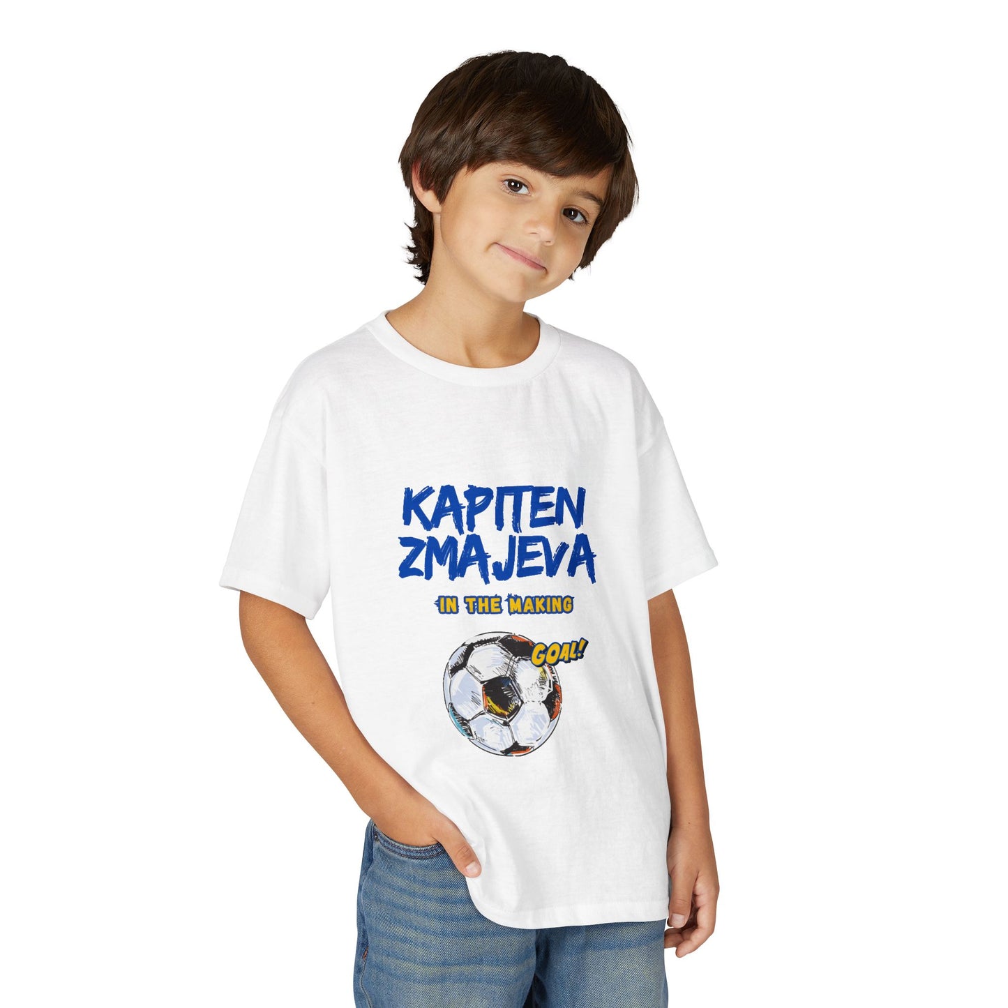 Future Zmaj Youth Soccer T‑Shirt – "In the Making" Goal Graphic