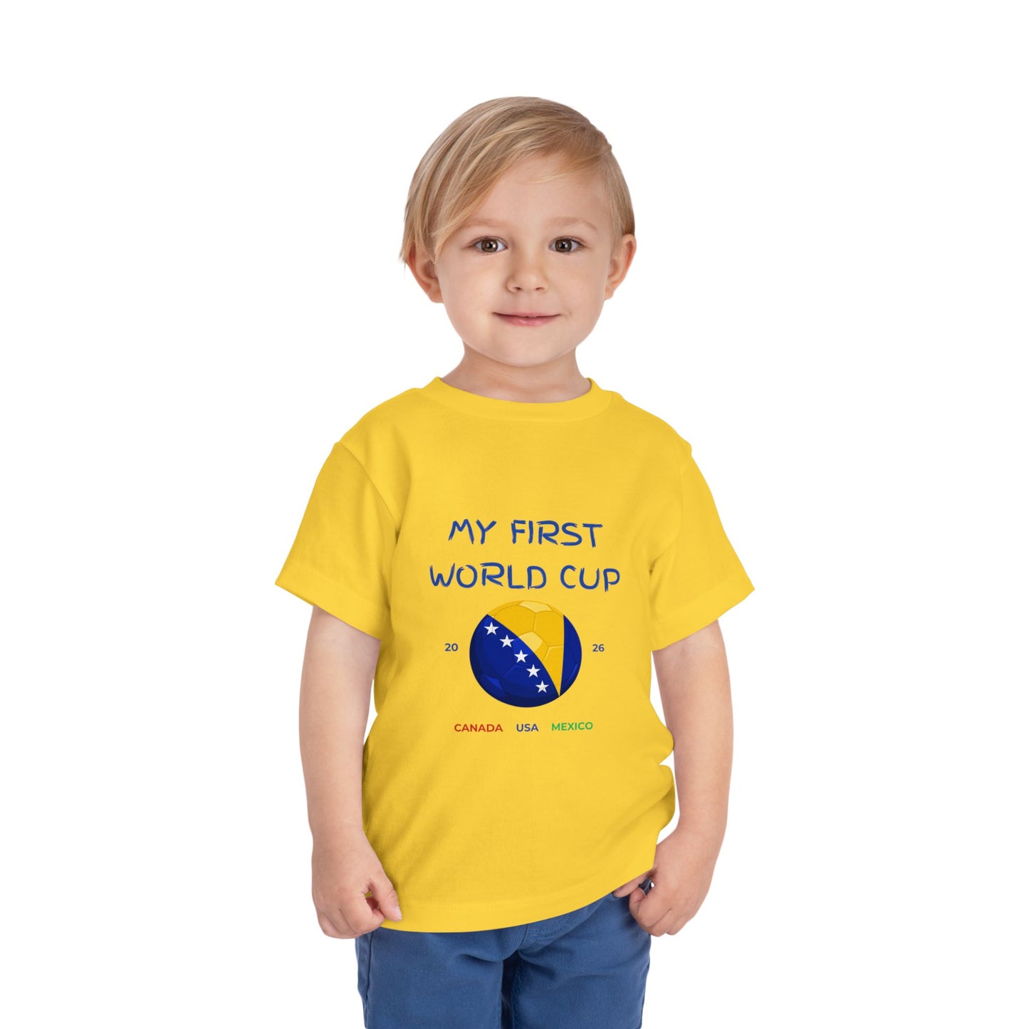 My First World Cup Toddler Tee — 2026 Canada USA Mexico Soccer Baby Shirt