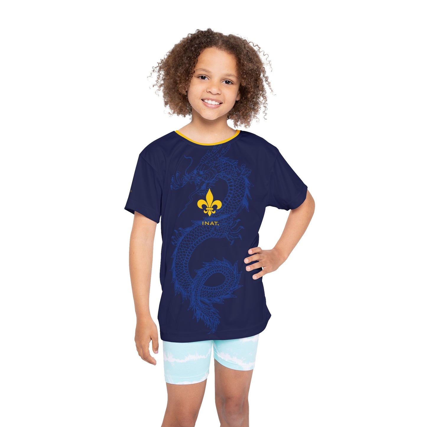 INAT™ “ZMAJEVI 26” Tee – World Cup 2026 Edition (Blue/Yellow) KIDS