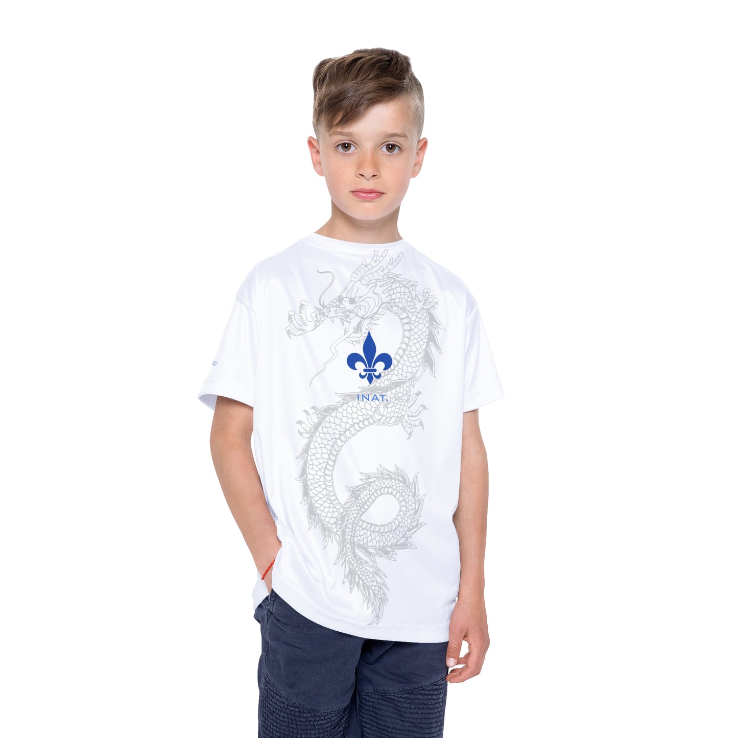 INAT™ “ZMAJEVI 26” Tee – World Cup 2026 Edition (White/Blue) KIDS