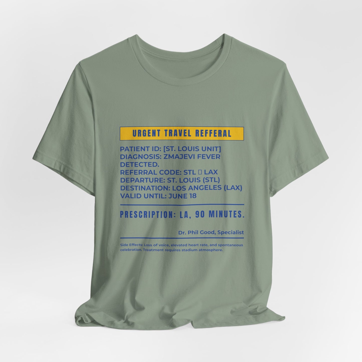 St. Louis to LA Unisex  Tee World Cup Edition
