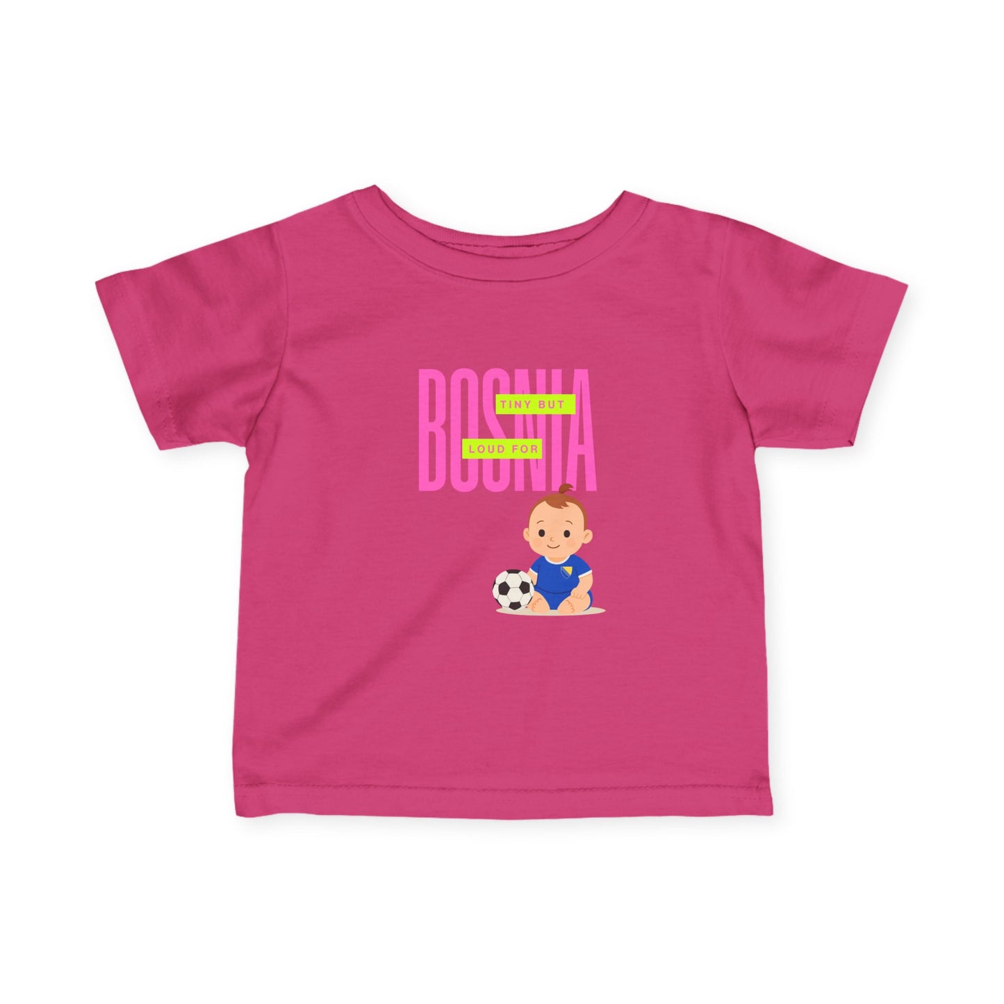 Lil Bosanka Infant Tee — Cute Baby with Soccer Ball Toddler Shirt