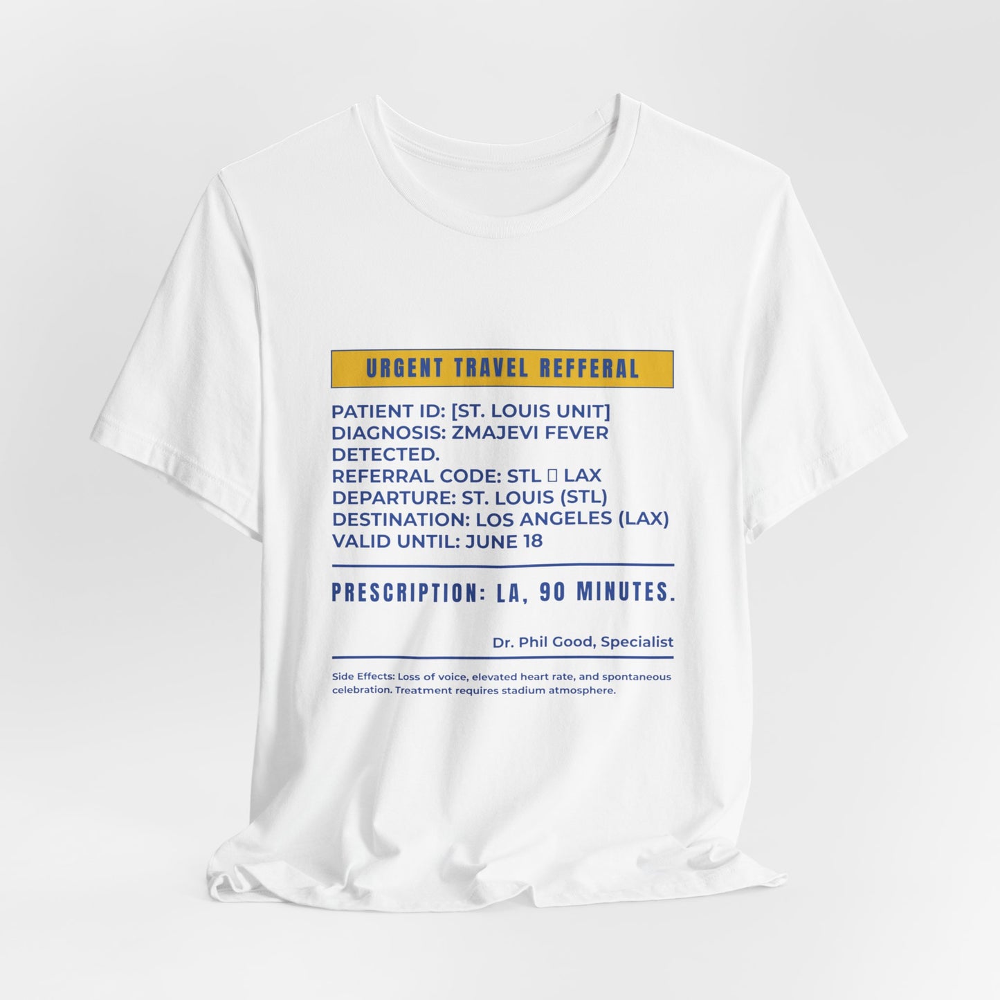 St. Louis to LA Unisex  Tee World Cup Edition