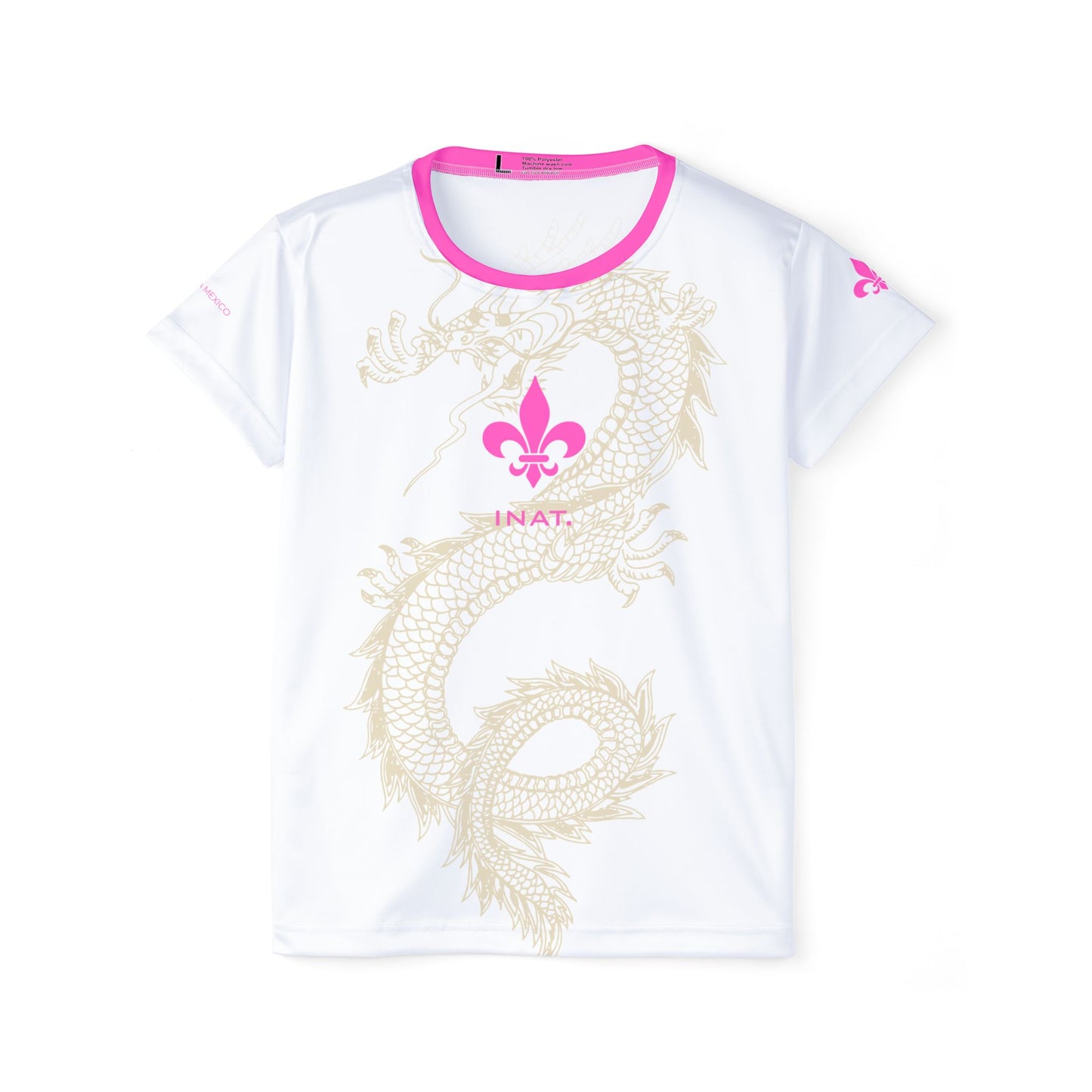 INAT™ “ZMAJEVI 26” Tee – World Cup 2026 Edition (Golden/Pink) Women's