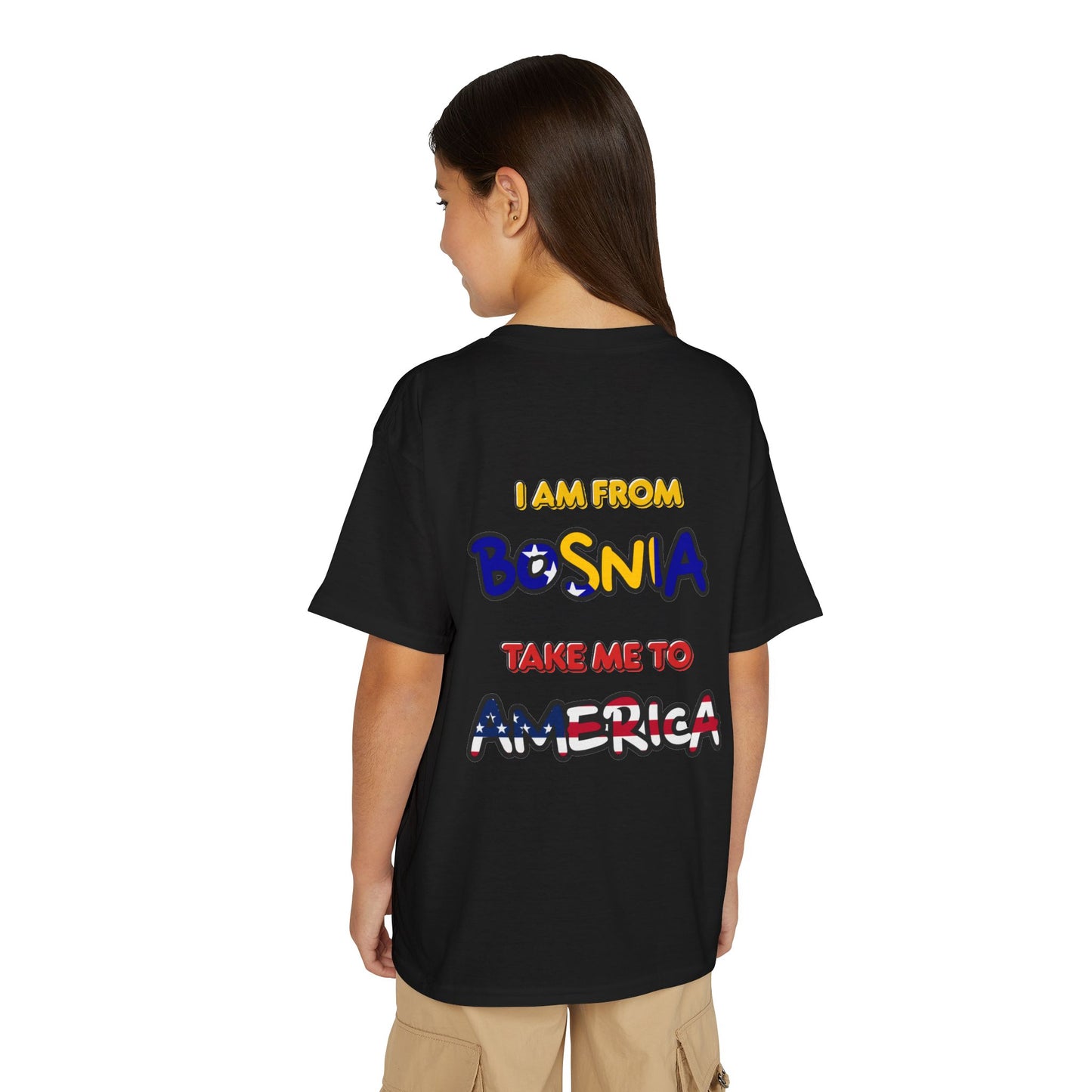"I Am From Bosnia, Take Me to America" YOUTH Tee