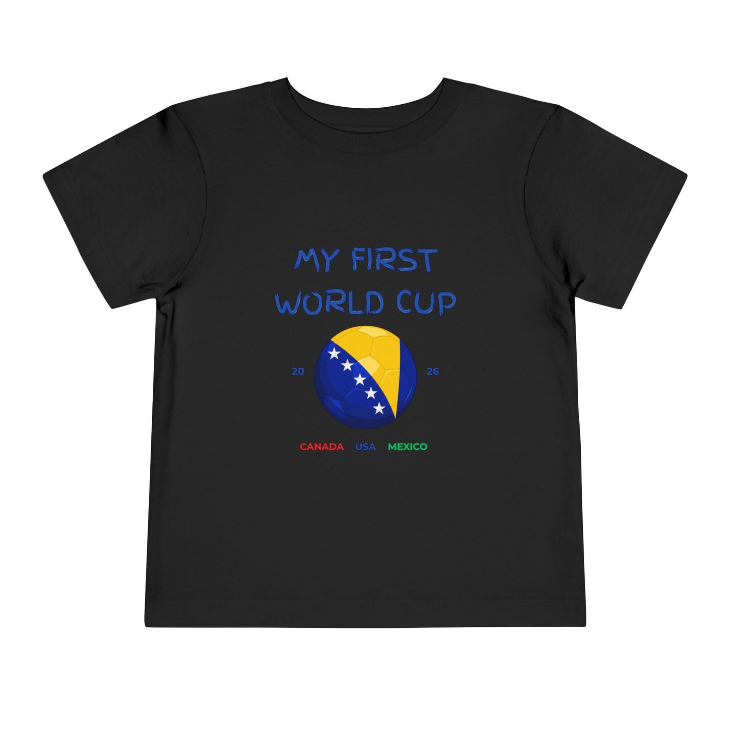 My First World Cup Toddler Tee — 2026 Canada USA Mexico Soccer Baby Shirt