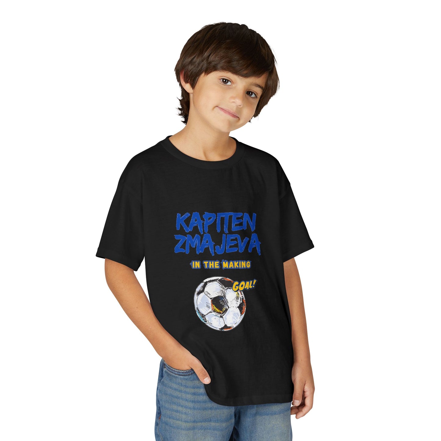 Future Zmaj Youth Soccer T‑Shirt – "In the Making" Goal Graphic