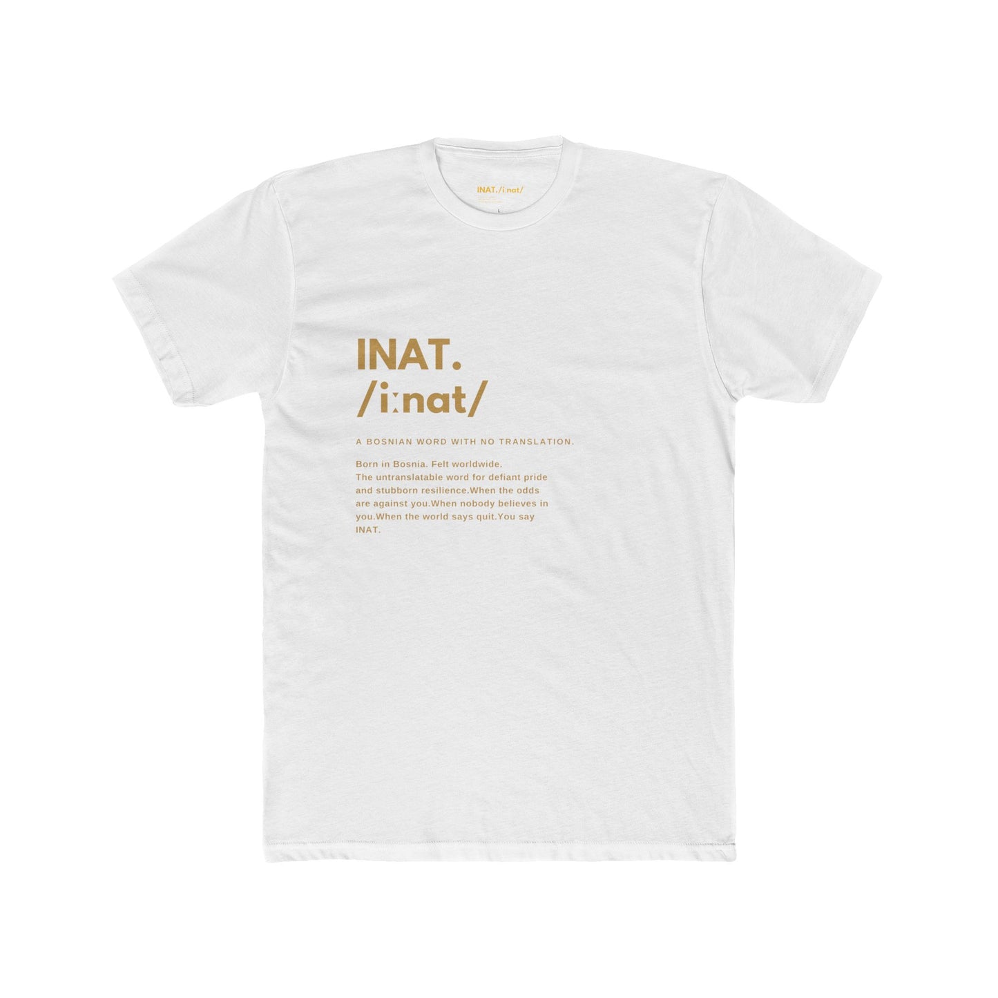 INAT Unisex Cotton Tee