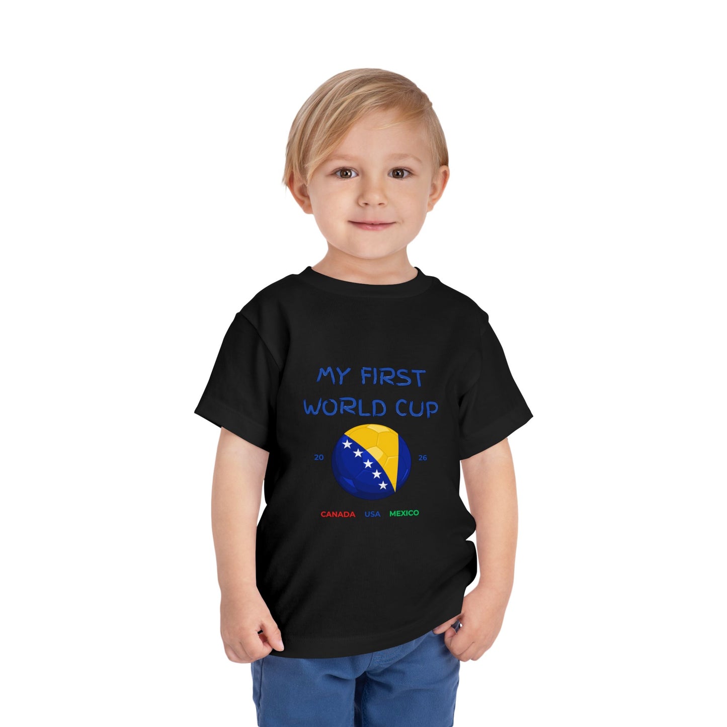 My First World Cup Toddler Tee — 2026 Canada USA Mexico Soccer Baby Shirt