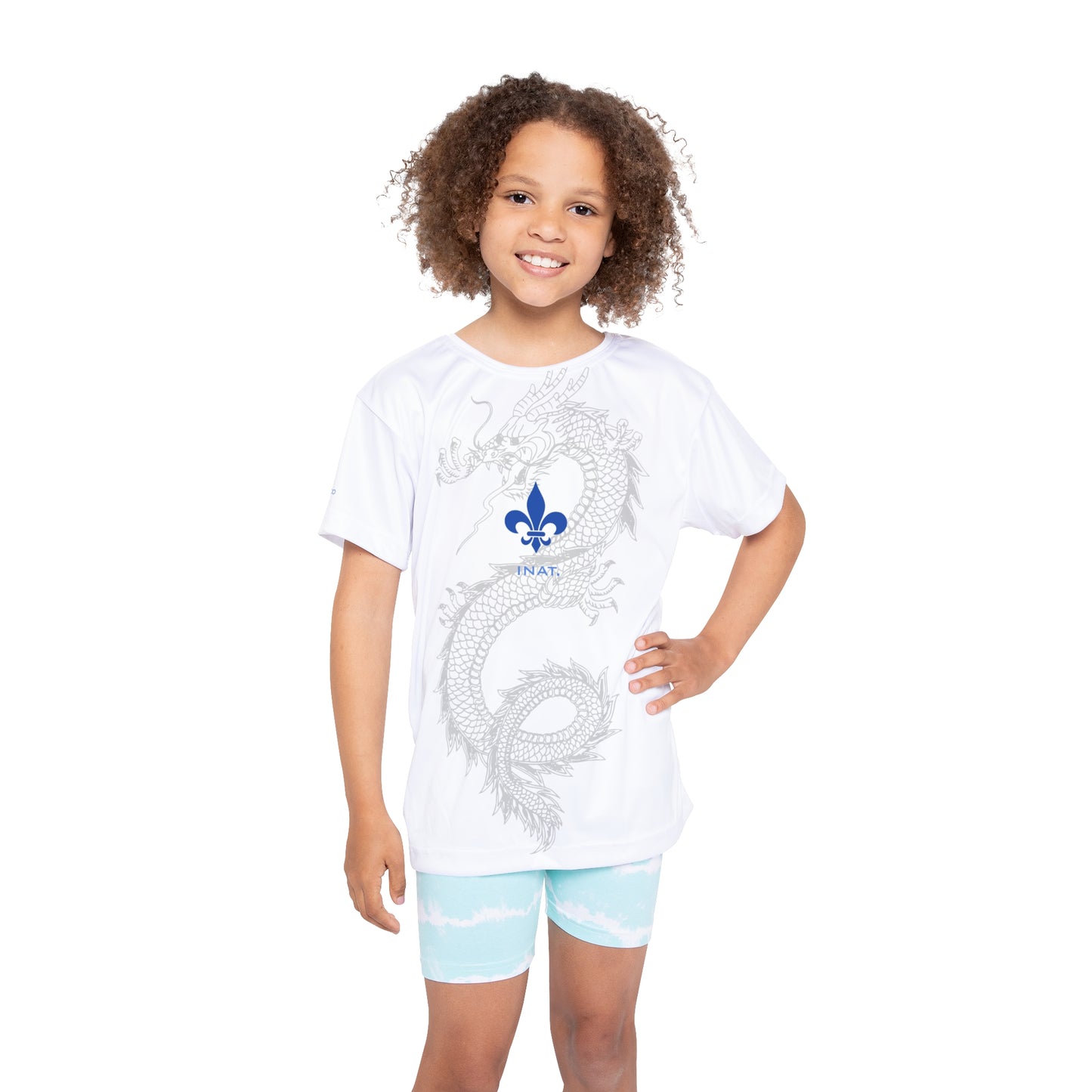 INAT™ “ZMAJEVI 26” Tee – World Cup 2026 Edition (White/Blue) KIDS