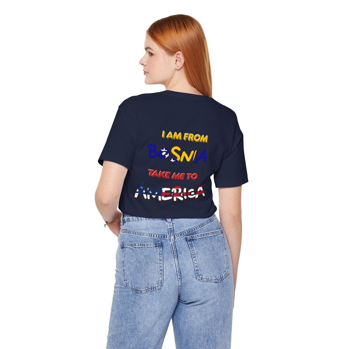 "I Am From Bosnia, Take Me to America" Graphic Tee
