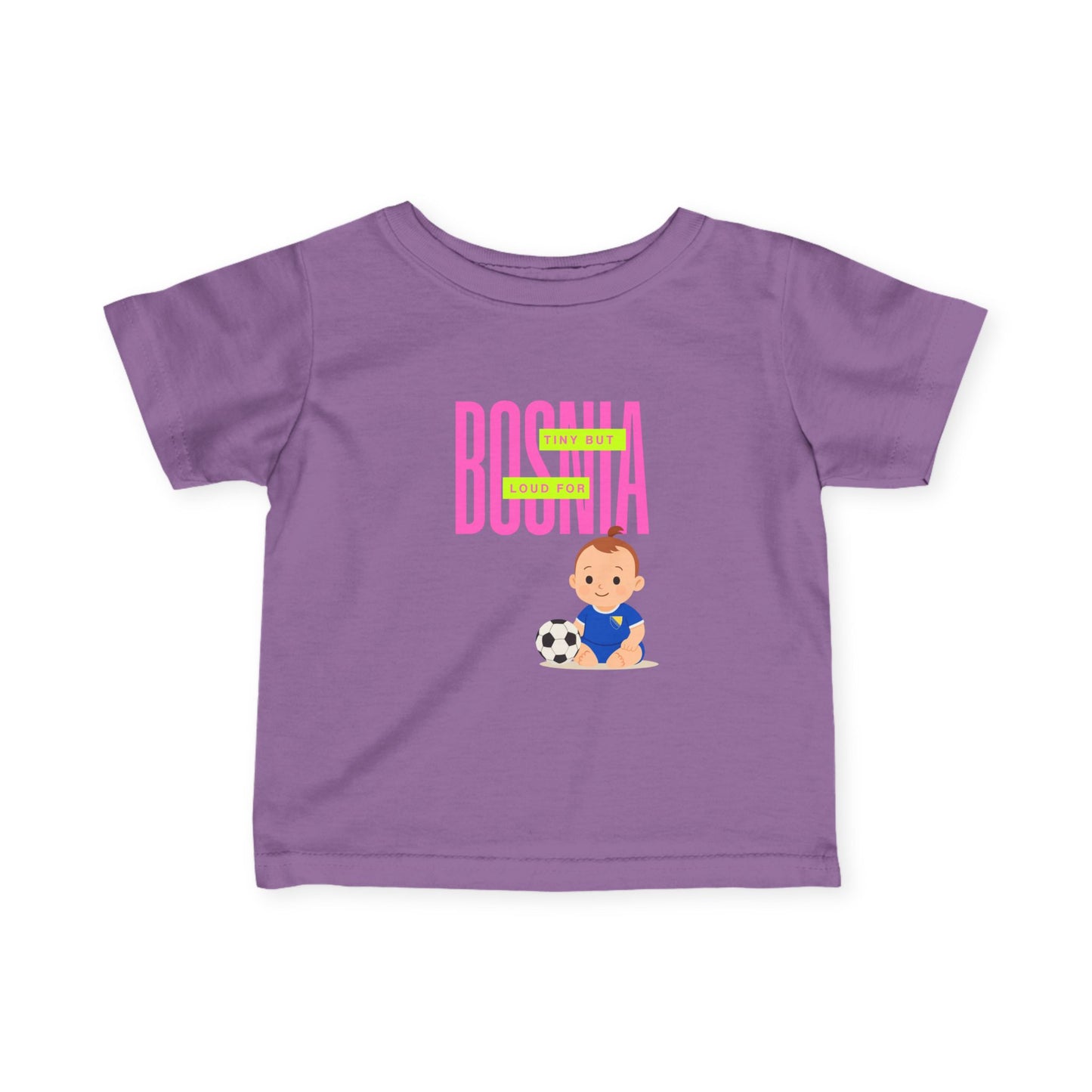 Lil Bosanka Infant Tee — Cute Baby with Soccer Ball Toddler Shirt
