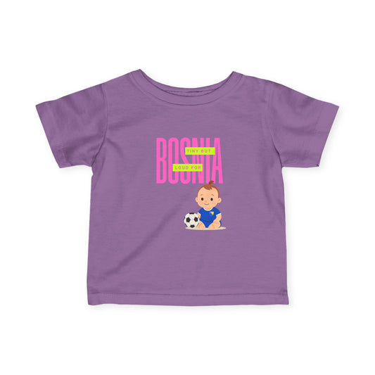 Lil Bosanka Infant Tee — Cute Baby with Soccer Ball Toddler Shirt