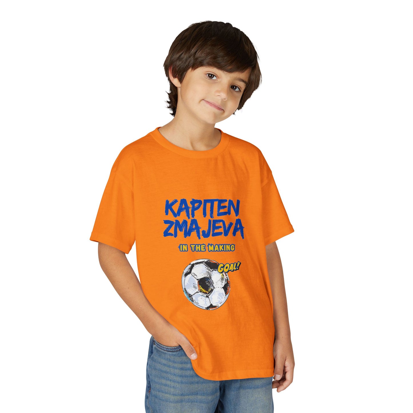 Future Zmaj Youth Soccer T‑Shirt – "In the Making" Goal Graphic